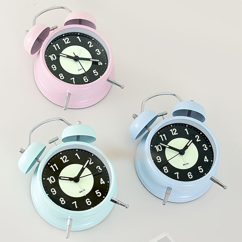 GlowClock - Stille Lichtgevende Wekker van Metaal
