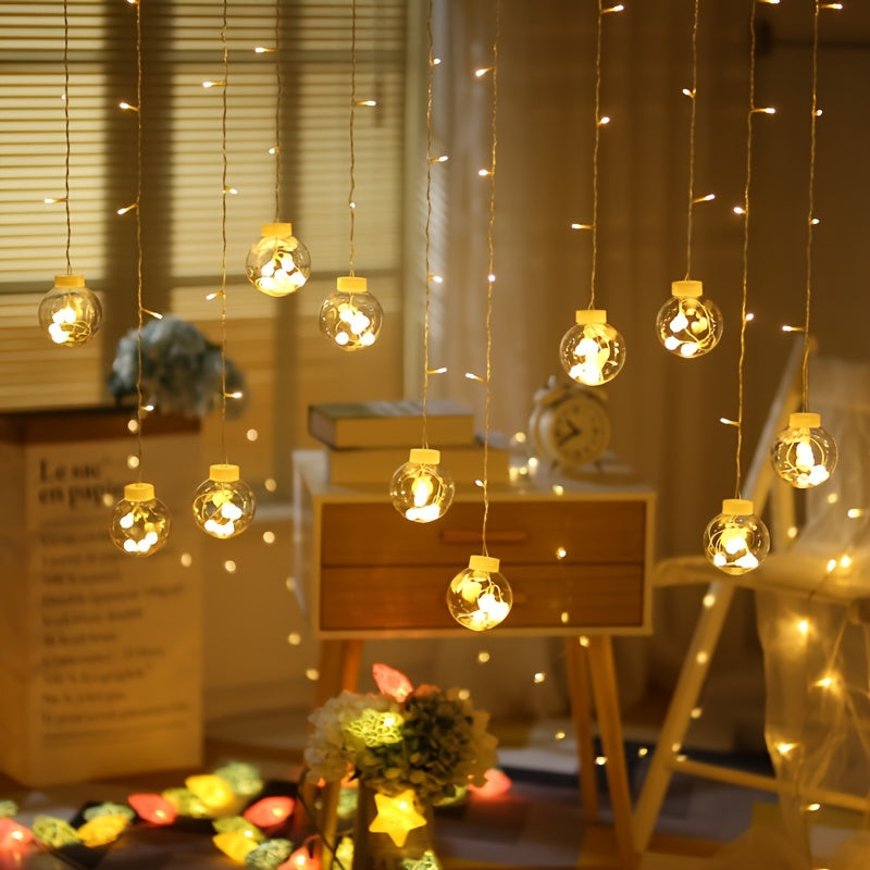 LumiSphere - 3.0m Wreath Ball Decorative LED Lighting, Perfect for Christmas & Holidays