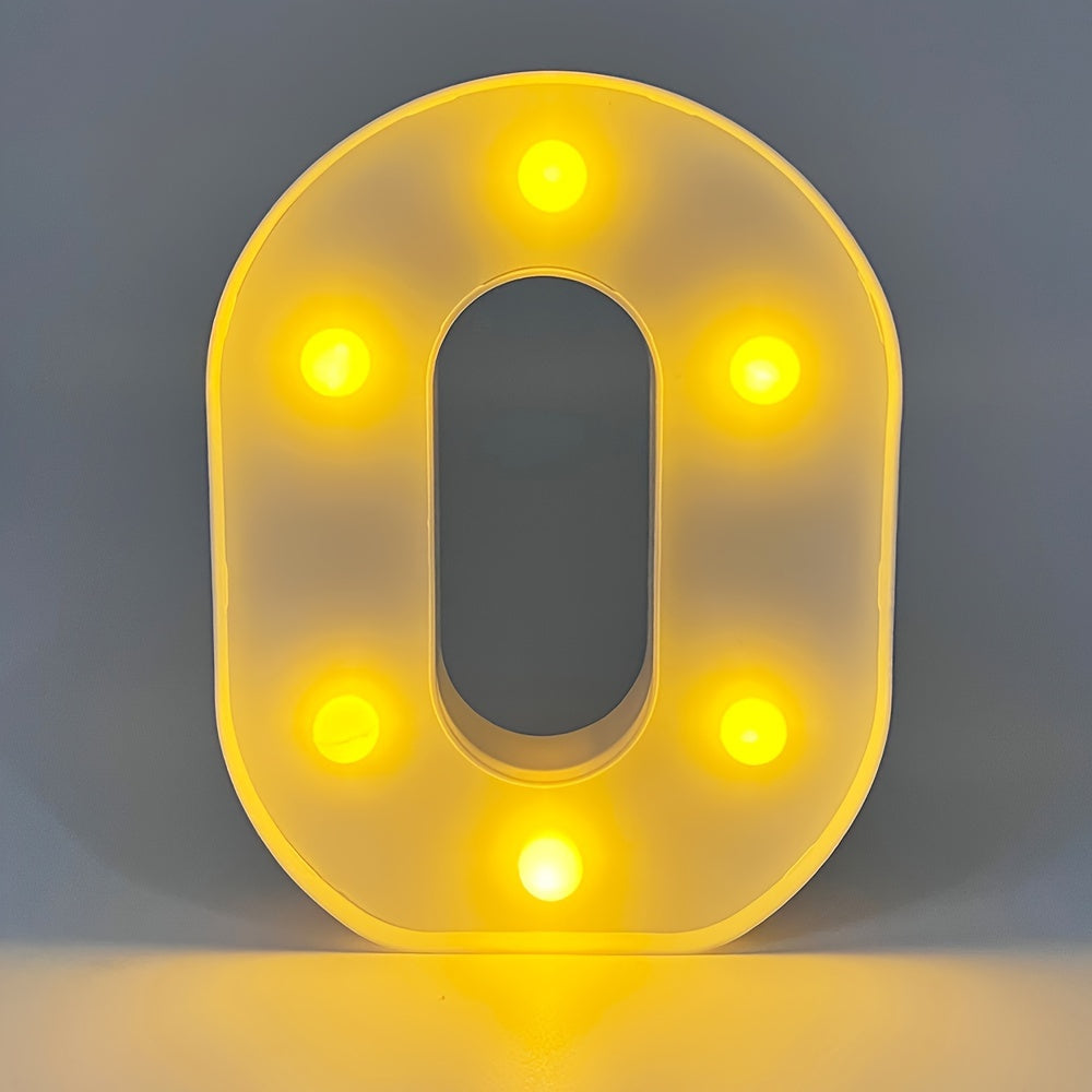 AlphaGlow - LED Decoratieve Letterlamp met Batterijvoeding