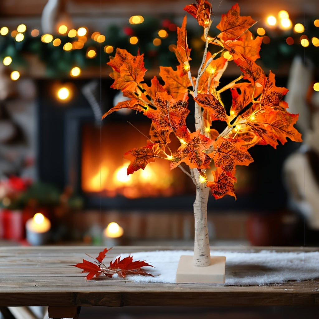 MapleGlow - LED Verlichte Esdoornboom, 24 LEDs, USB Gevoede Tafeldecoratie