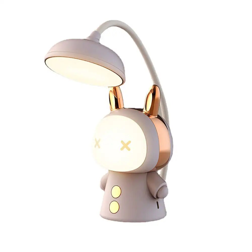 GlowKids - LED Cartoon Tafellamp voor Kinderen – Dimbaar Nachtlampje met USB Opladen, Creatief Design