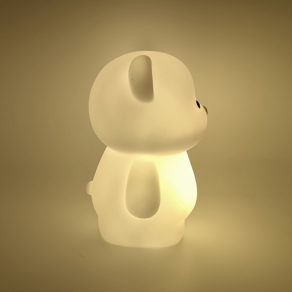 RusticBear - Vrijstaand Beren Nachtlampje met LED Spotlamp