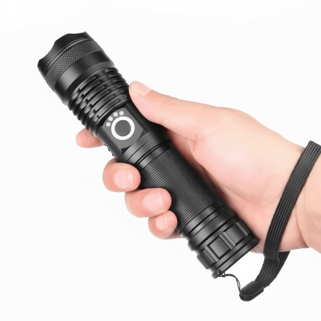 90,000 Lumens Super Bright Rechargeable LED Flashlight Waterproof 2