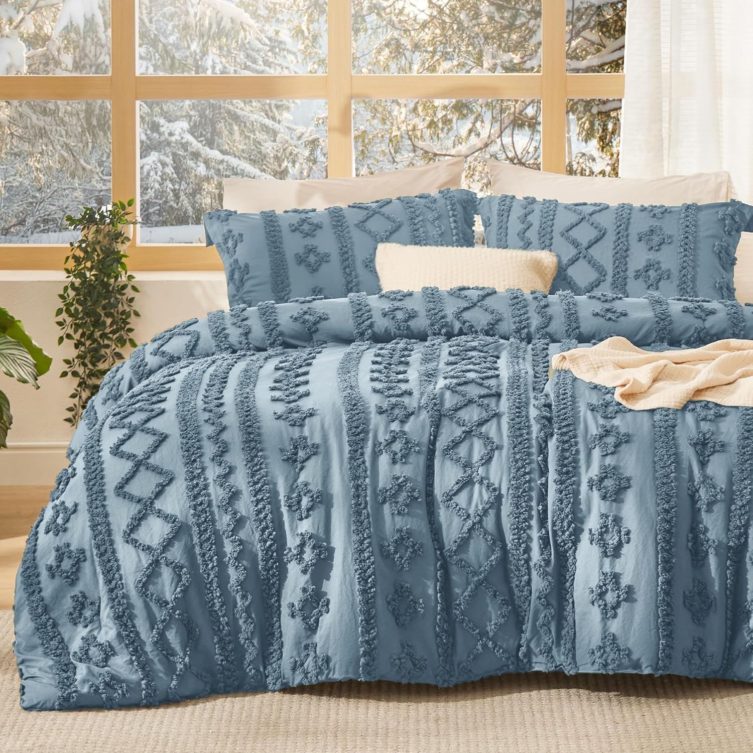Dekbedset Boho Katoen Tufted Design Zachte Stijlvolle