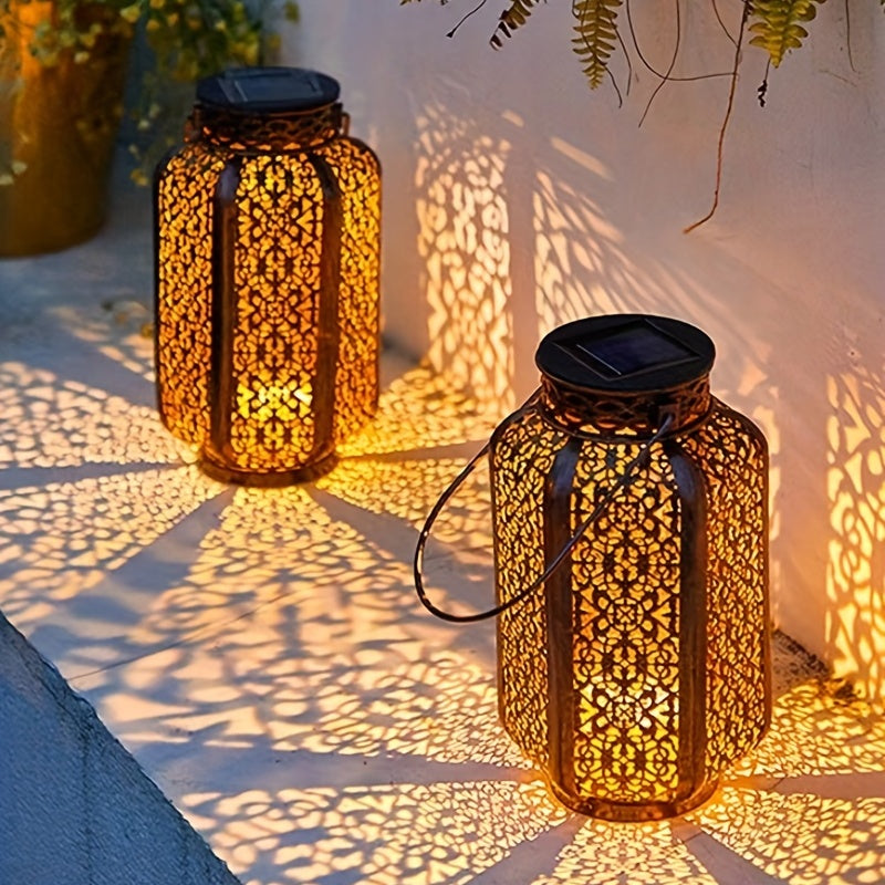 SolarLicht - Lanterna da Giardino LED da Appendere, Design Cavo, Energia Solare