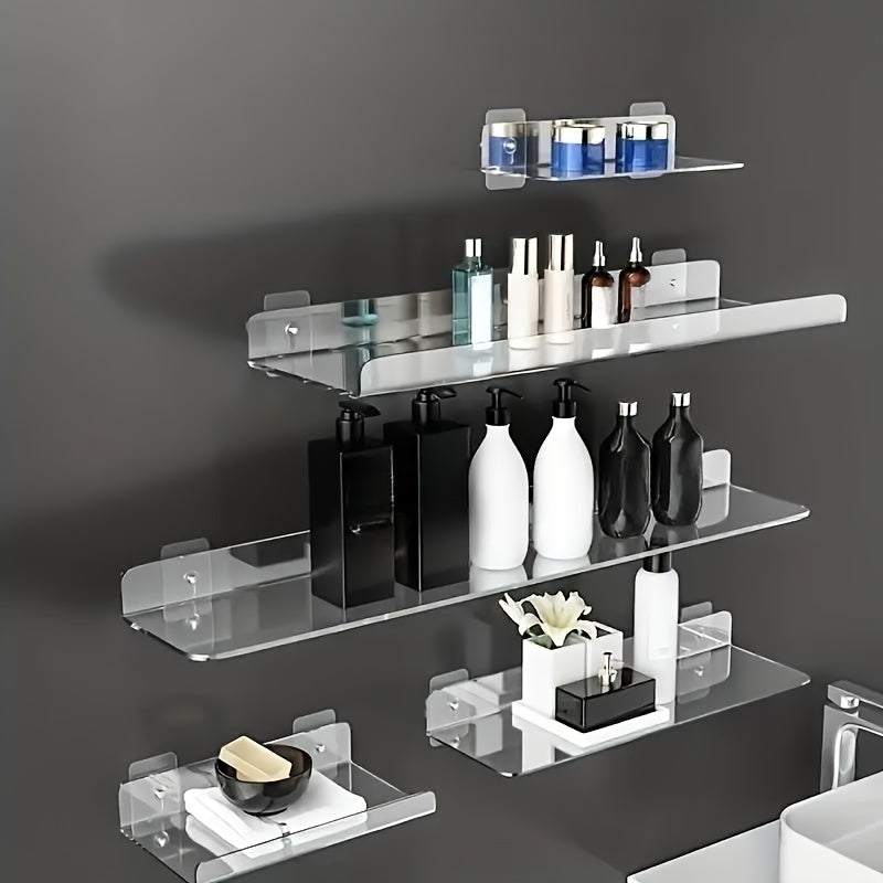 AcrylicShelf - Zwevende Hangende Plank - Boorvrij Doucherek en Opbergplank
