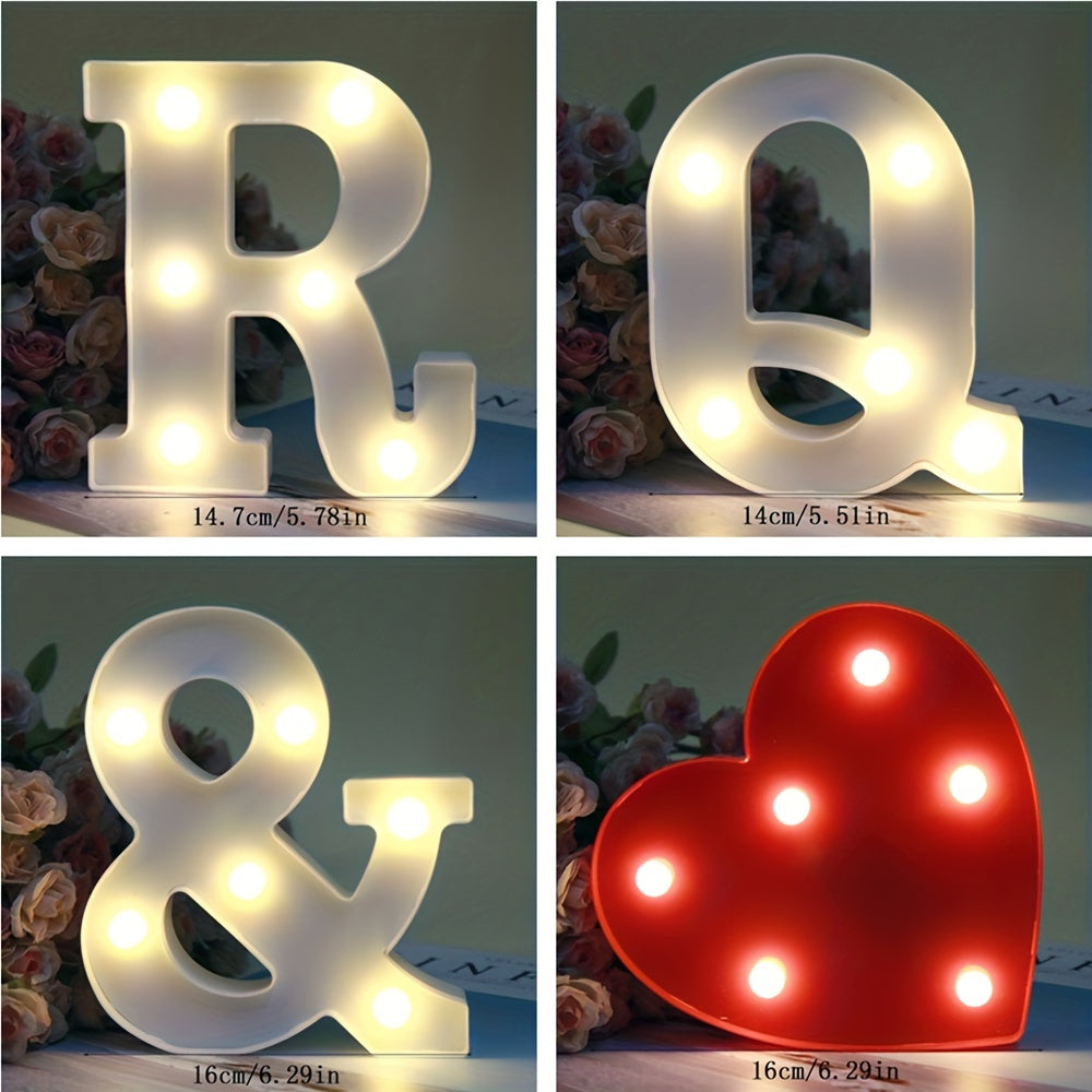 AlphaGlow - LED Decoratieve Letterlamp met Batterijvoeding