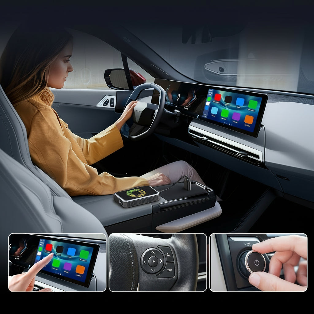 USB Draadloze Carplay Adapter Auto Multimedia Streaming Box