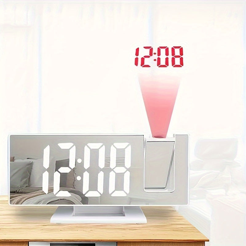 ProTime - Multifunctionele Projectie Wekker met Spiegeleffect