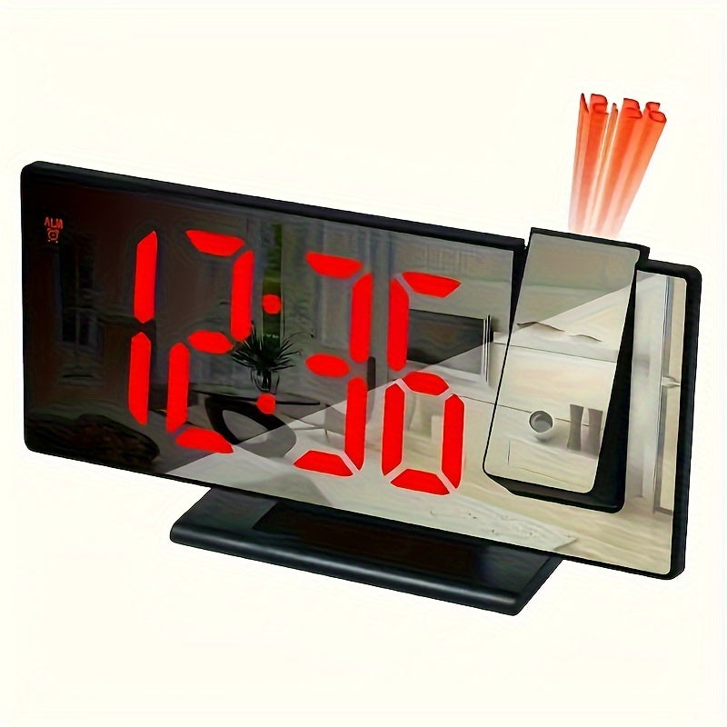ProTime - Multifunctionele Projectie Wekker met Spiegeleffect
