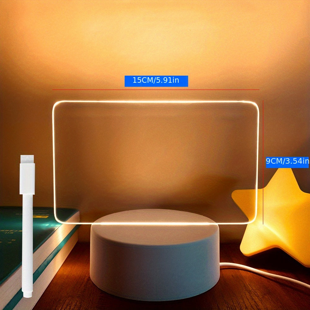 NoteGlow - LED Notitiebord Nachtlampje met USB Voeding