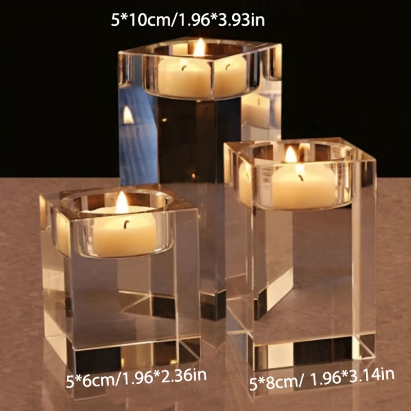 Gepersonaliseerde Glazen Fotokandelaar - Aanpasbaar Cadeau voor Bruiloft, Verjaardag of Feestdagen - Decoratief Art Deco Glas