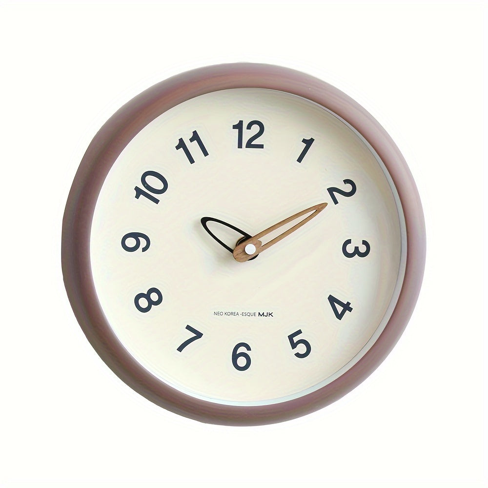 SilenceTime - Reloj de pared silencioso de 10 pulgadas para dormitorio y sala de estar