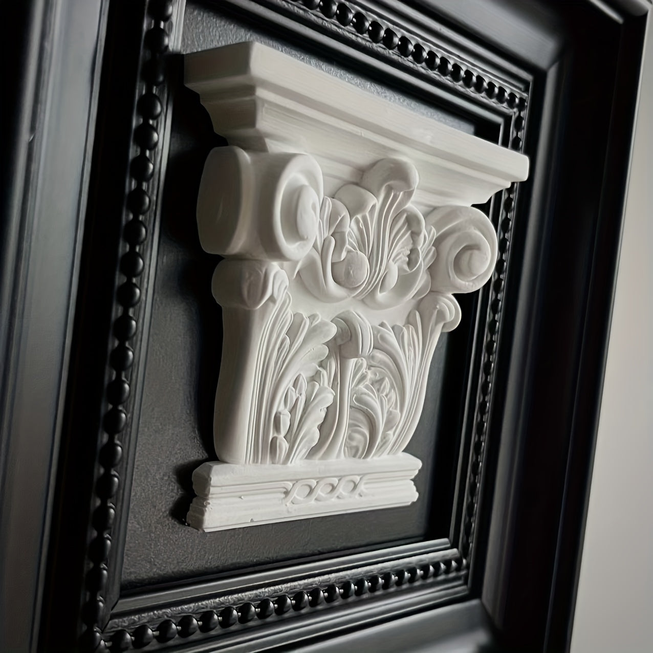 RomanPillar - Vintage 3D Romeinse Zuil Sculptuur Muurschildering