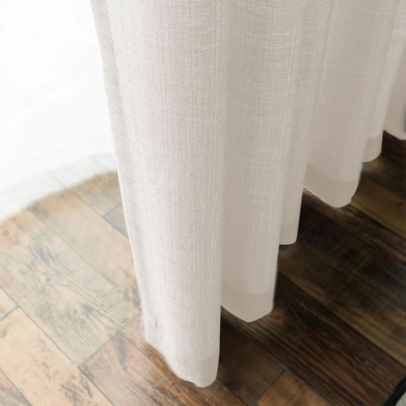 Purple Semi-Transparent Curtains Soft Roof