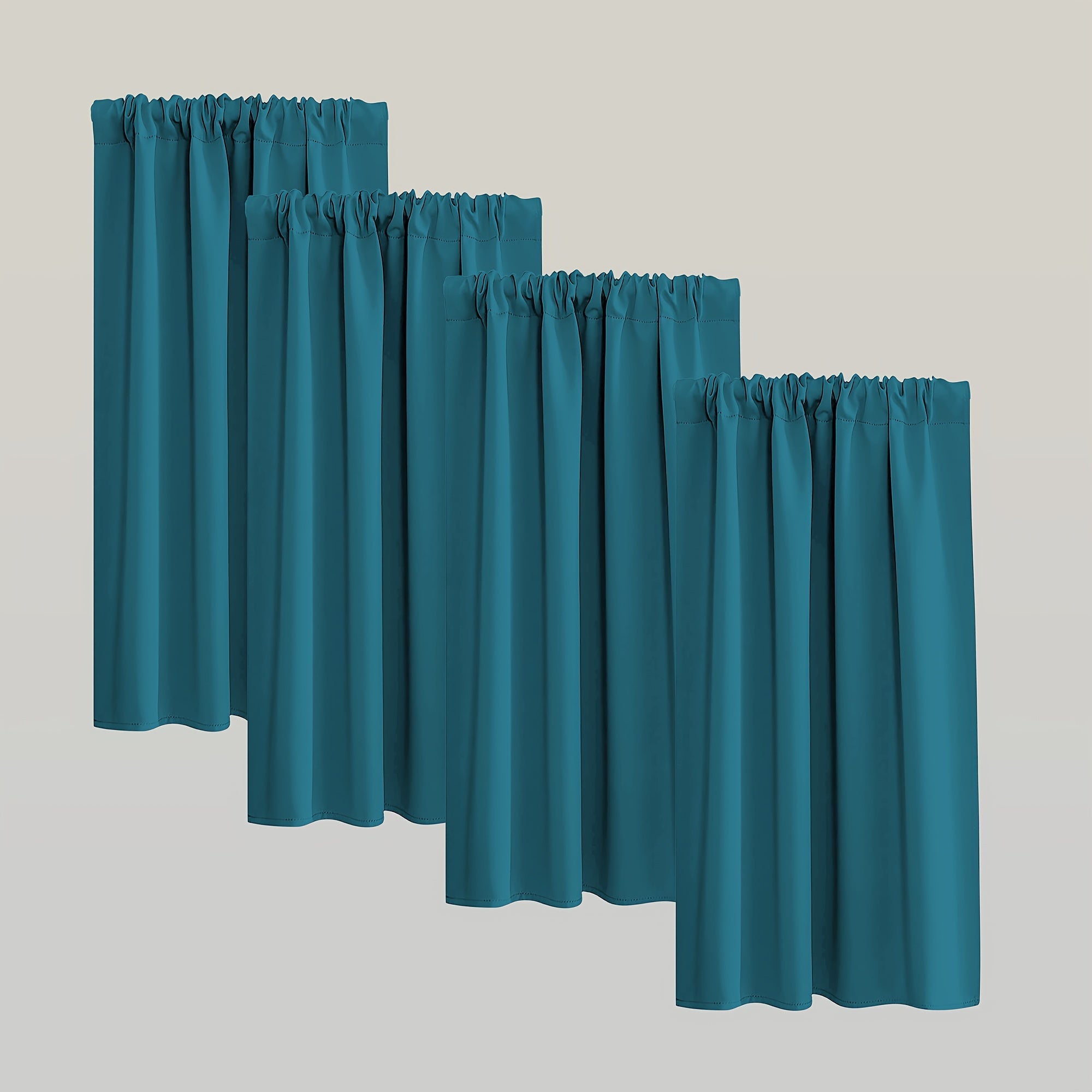 Blackout Curtains - Moderne Verduisterende Gordijnen Set van 4 Stuks
