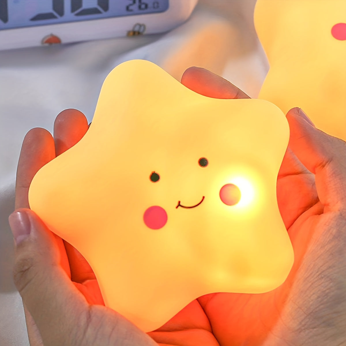 StarGlow - Schattig Pentagram Nachtlampje voor Slaapkamer & Kinderkamer