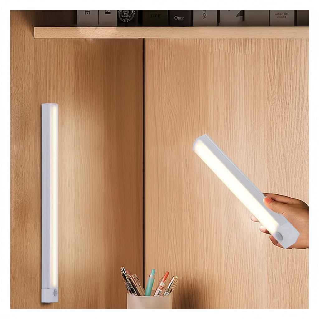 Sensor de movimento LED Iluminação de armário Recarregável Magnético Multifuncional