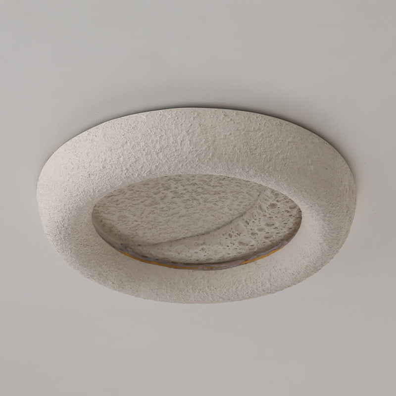 LumiLuxe – Elegante lámpara de pared redonda de resina