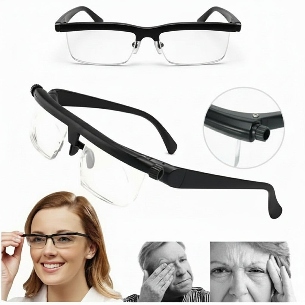 Adjustable Focus Glasses for Near and Far Vision 2