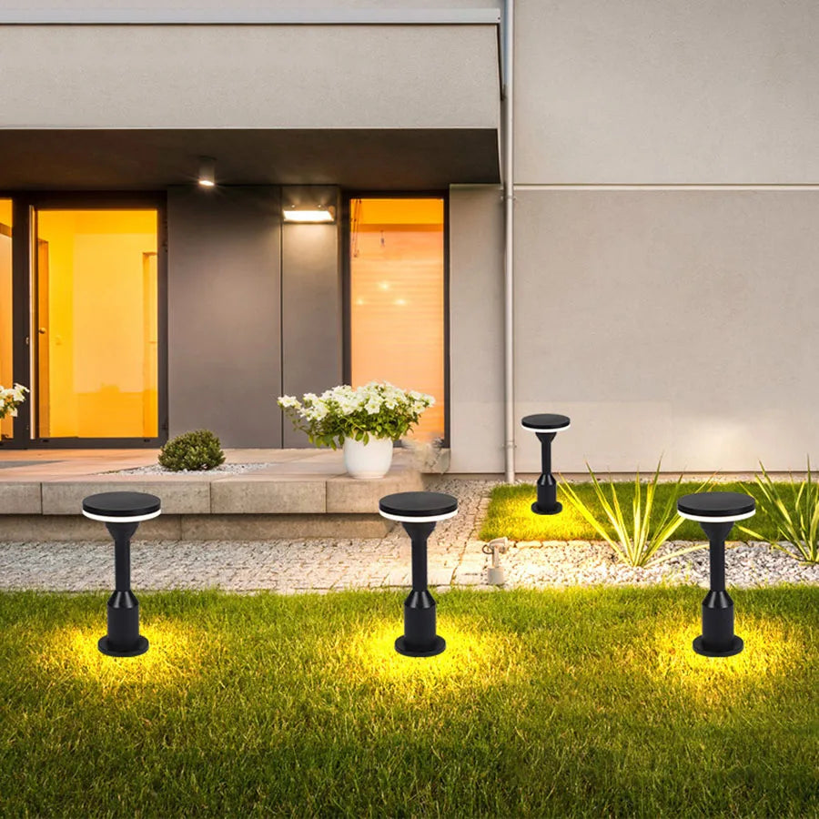 LumiPath – Illuminazione a LED a energia solare, lampada esterna resistente alle intemperie per giardino e vialetto