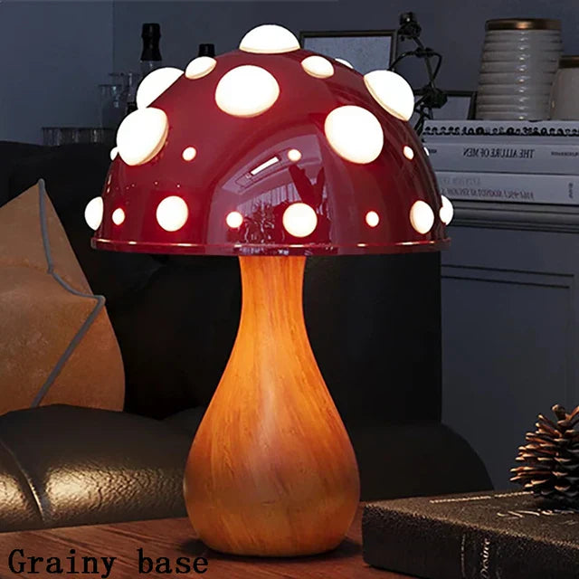 GlowMush - Retro LED Tafellamp in Paddenstoelontwerp