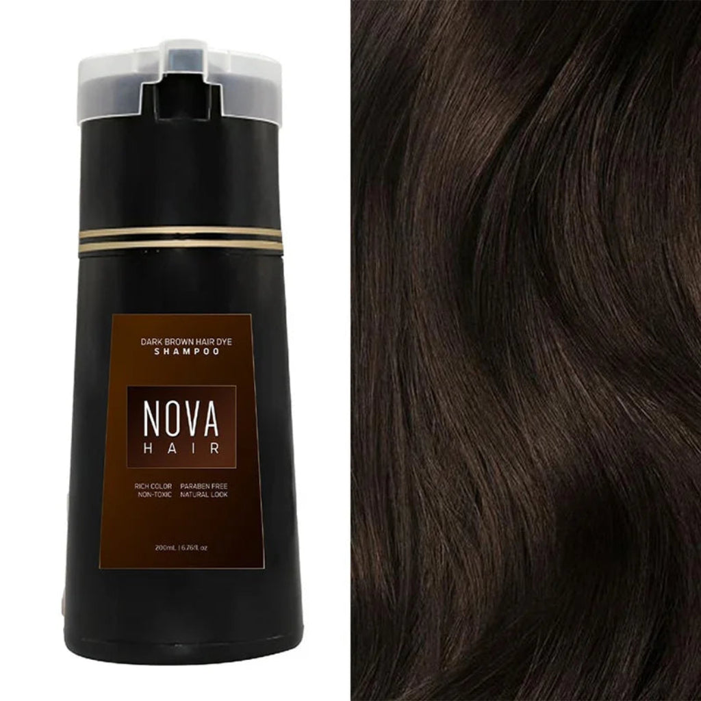 Ammonia-Free Hair Dye Shampoo Fast Color Treatment 10 Minutes 6