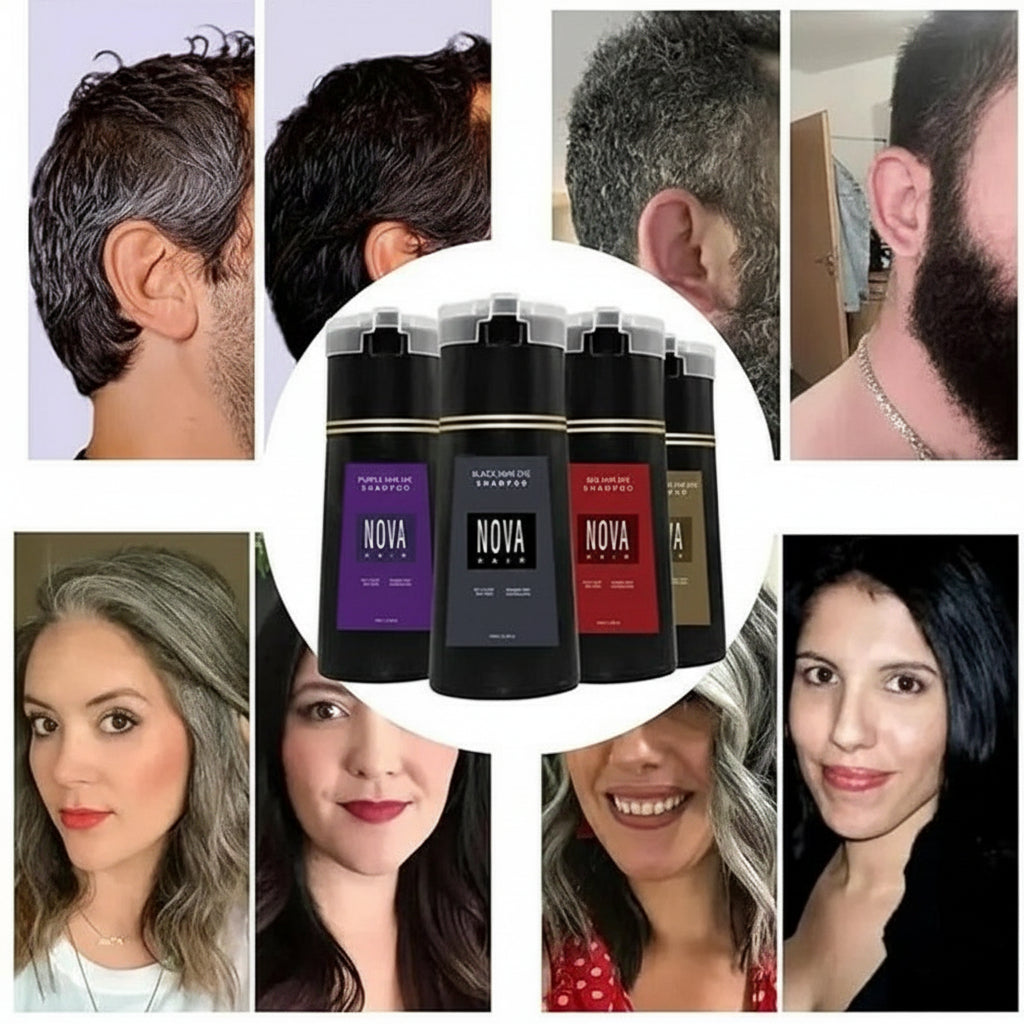 Ammonia-Free Hair Dye Shampoo Fast Color Treatment 10 Minutes 7