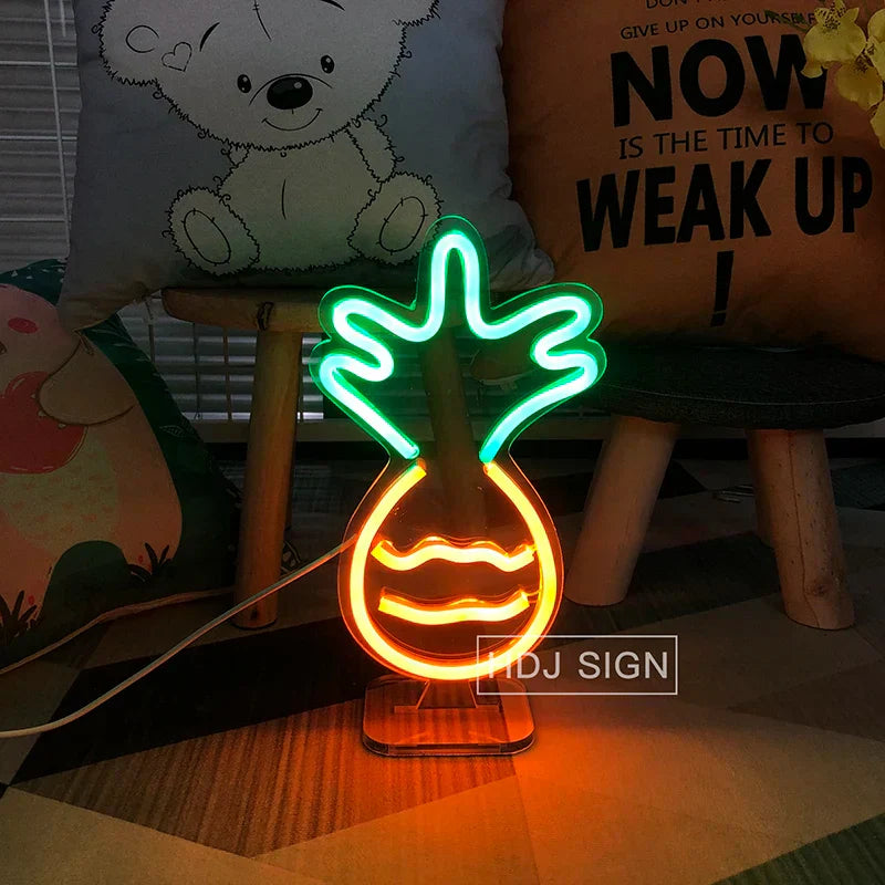 NeonBurger – LED Nachtlamp in Hamburger Vorm | Unieke Verlichting voor Keuken & Feest