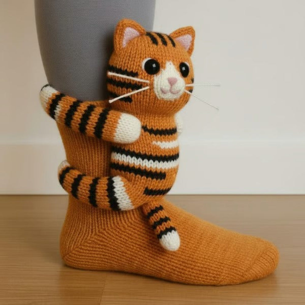 Animal Plush Slipper Socks Non-Slip Indoor Comfort Warmth 1