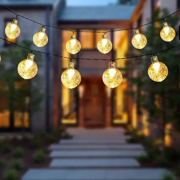 RadiantGlimmer - Waterdichte Solar LED Lichtslinger