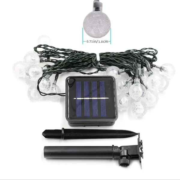 RadiantGlimmer - Waterdichte Solar LED Lichtslinger
