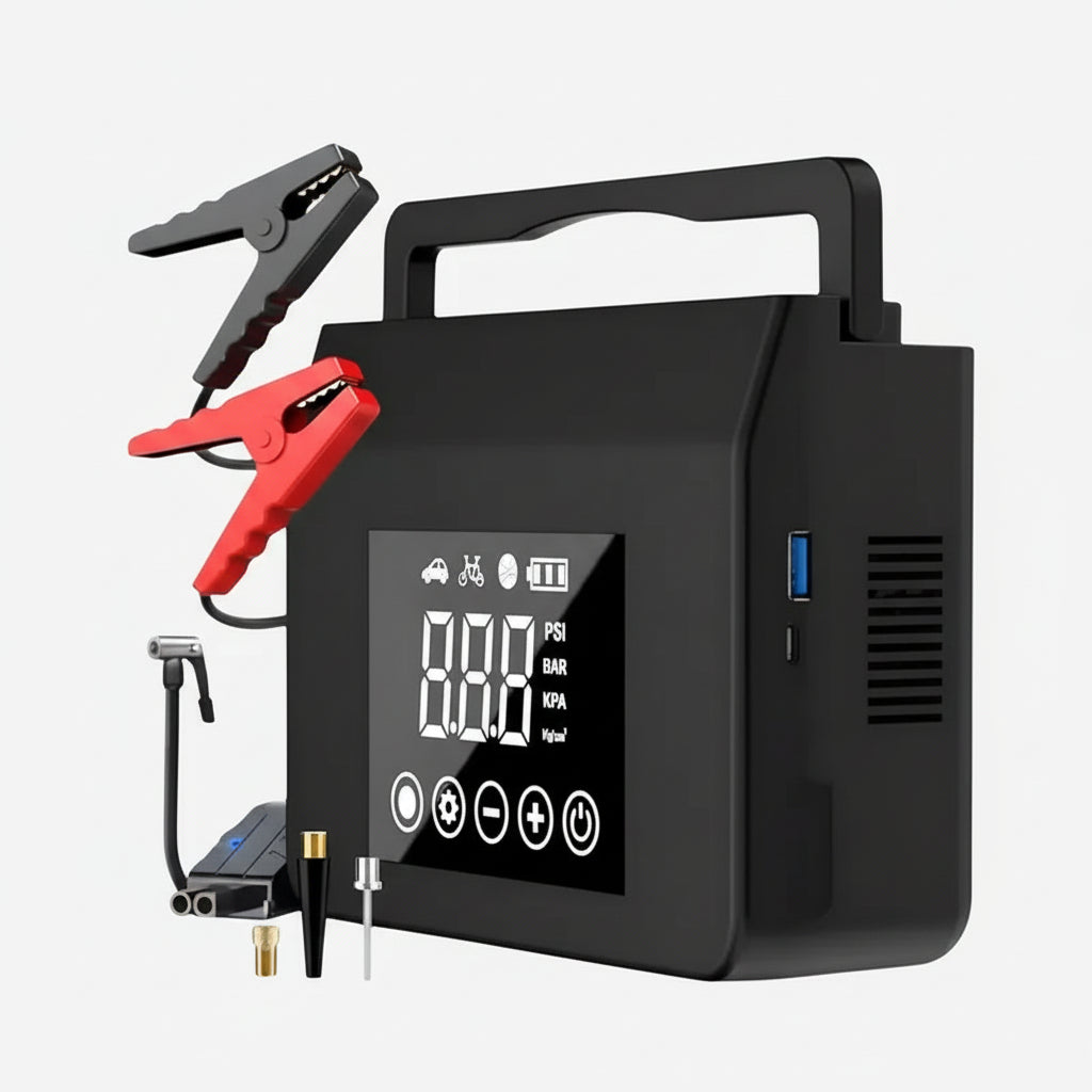 Auto Jumpstarter Draagbaar Luchtcompressor Powerbank