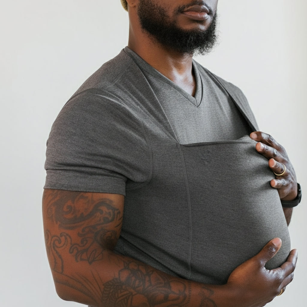 Baby Carrier T-Shirt Soft Comfortable Hands-Free Parenting Top 5