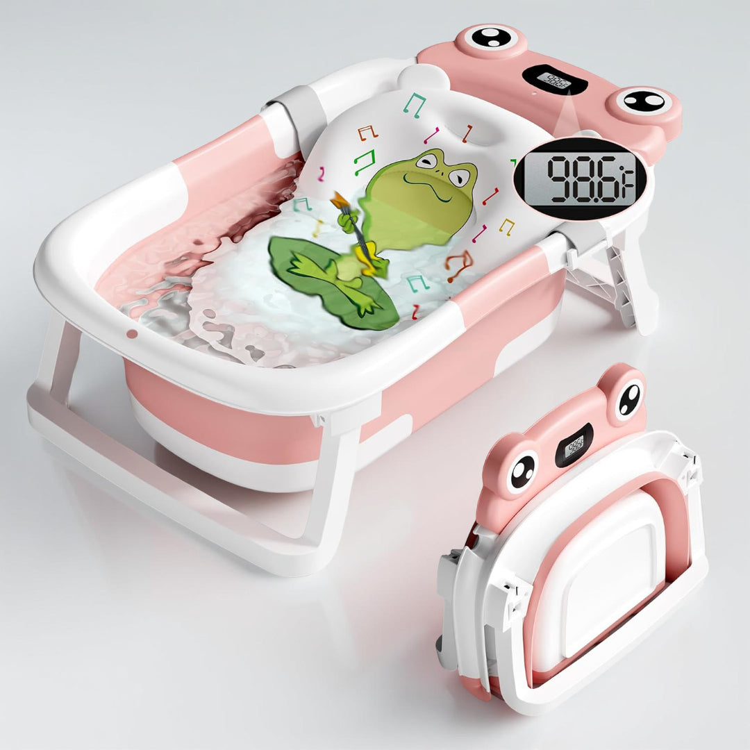 Termómetro de Banho Dobrável em Plástico para Banheiras de Viagem