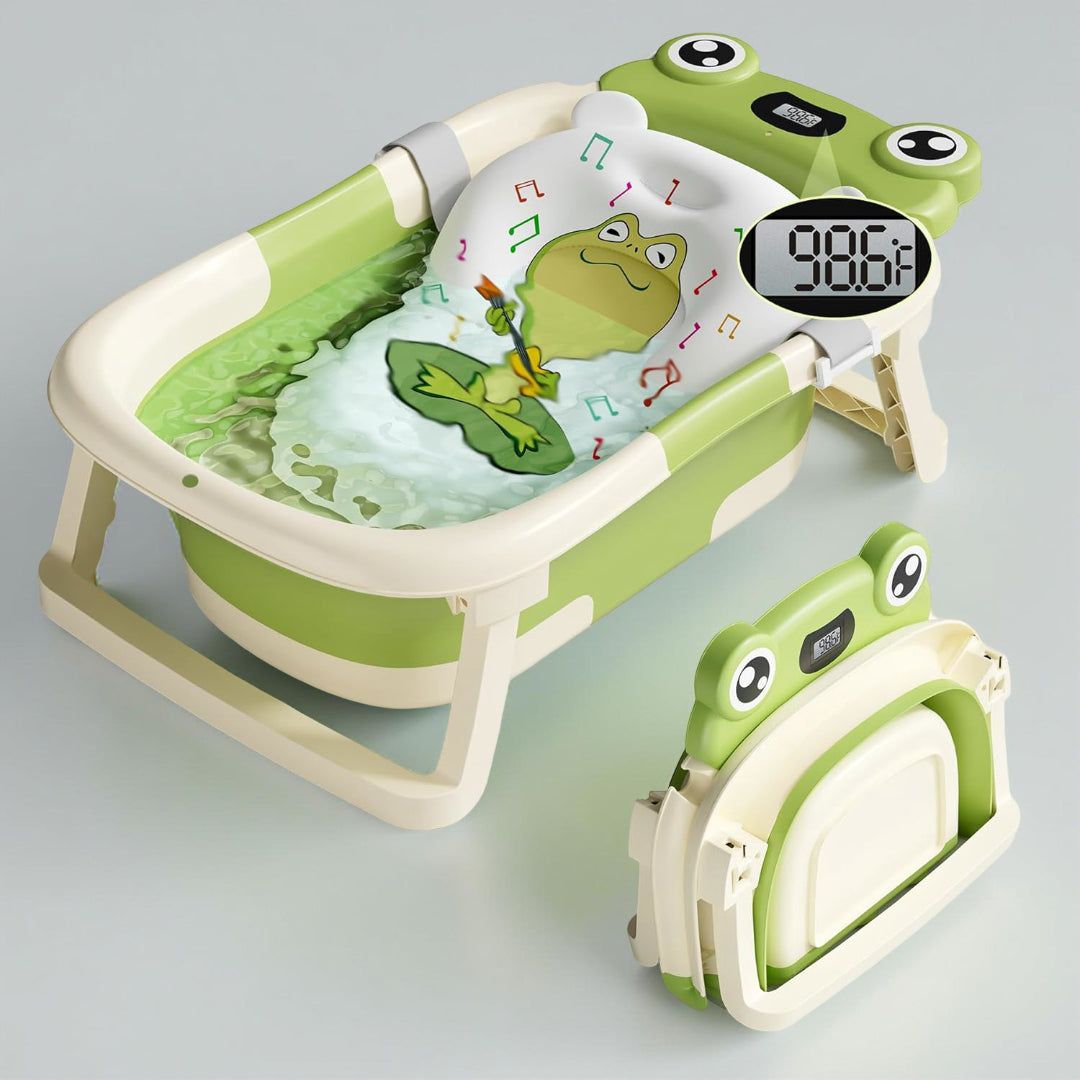 Termómetro de Banho Dobrável em Plástico para Banheiras de Viagem