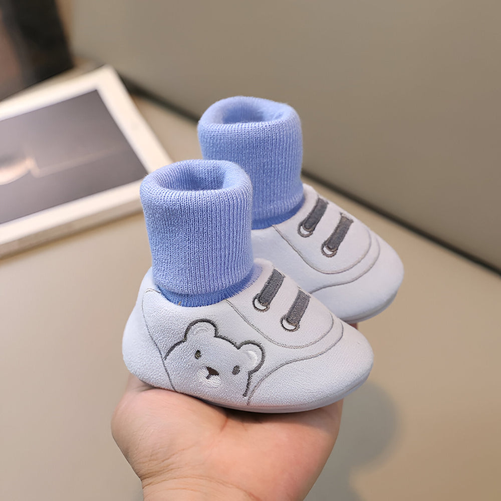 Sapatos de Bebé Primeiros Passos Sapatinhos Antiderrapantes