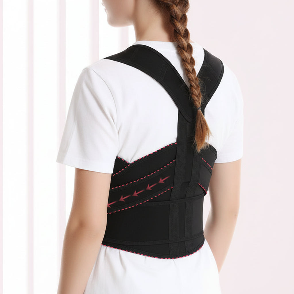 Posture Corrector Back Brace Adjustable Breathable Support
