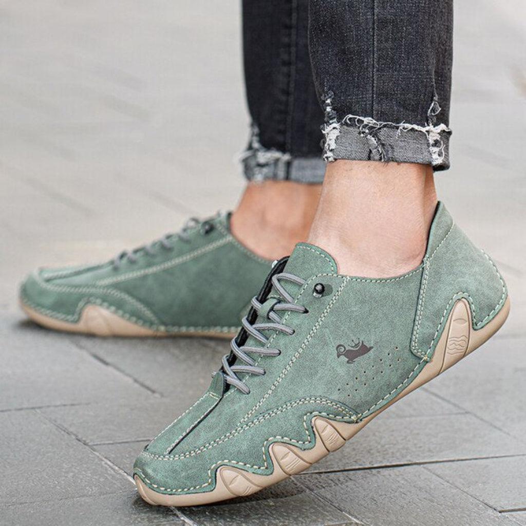 Barefoot Leather Shoes Unisex Waterproof Flexible Anti-Slip Design 4