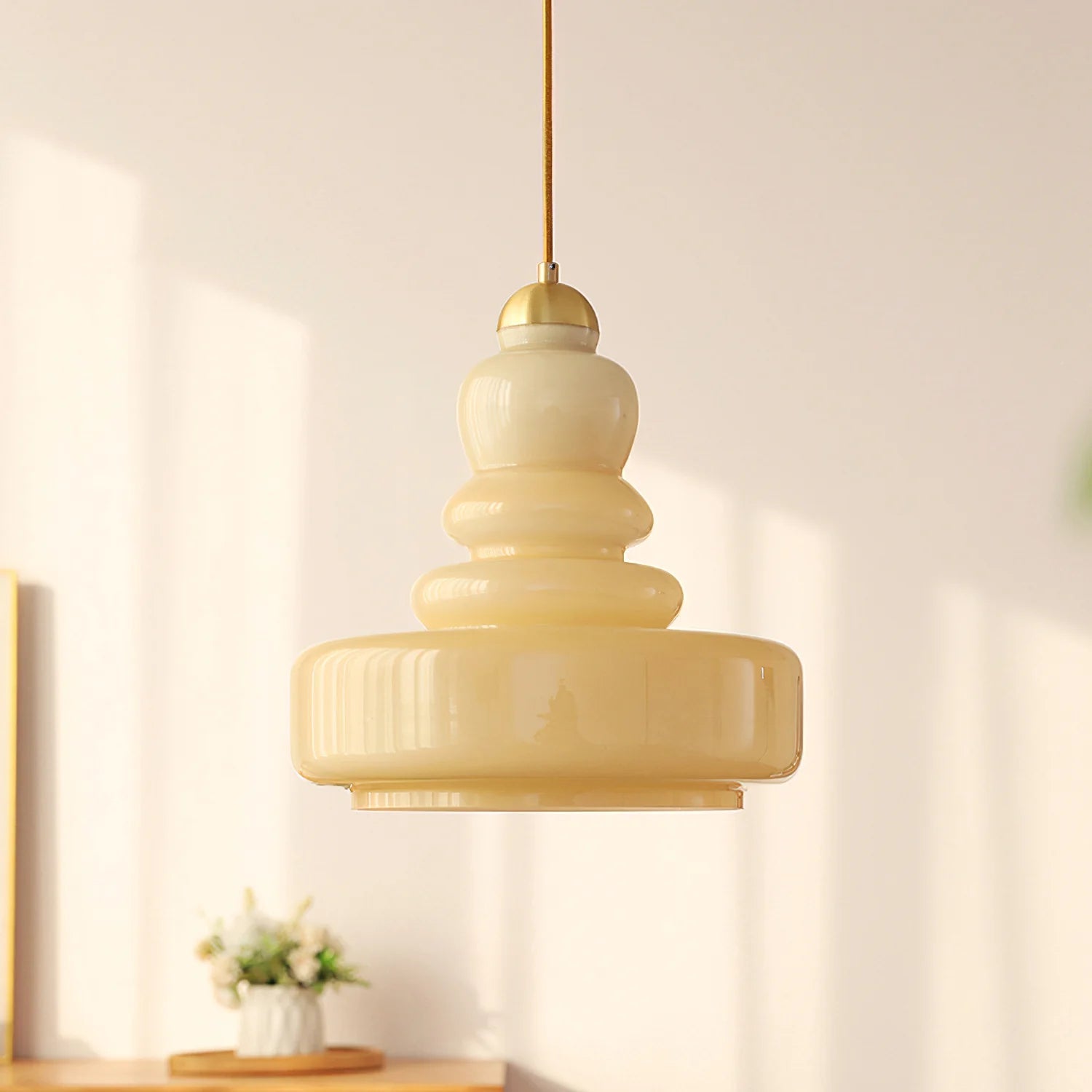 Kleurvolle Bauhaus Kalebas Hanglamp