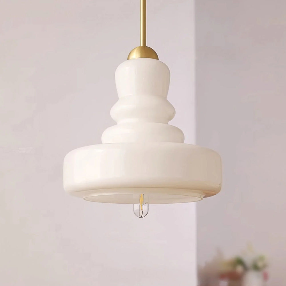 Lampada a sospensione Bauhaus colorata a forma di zucca