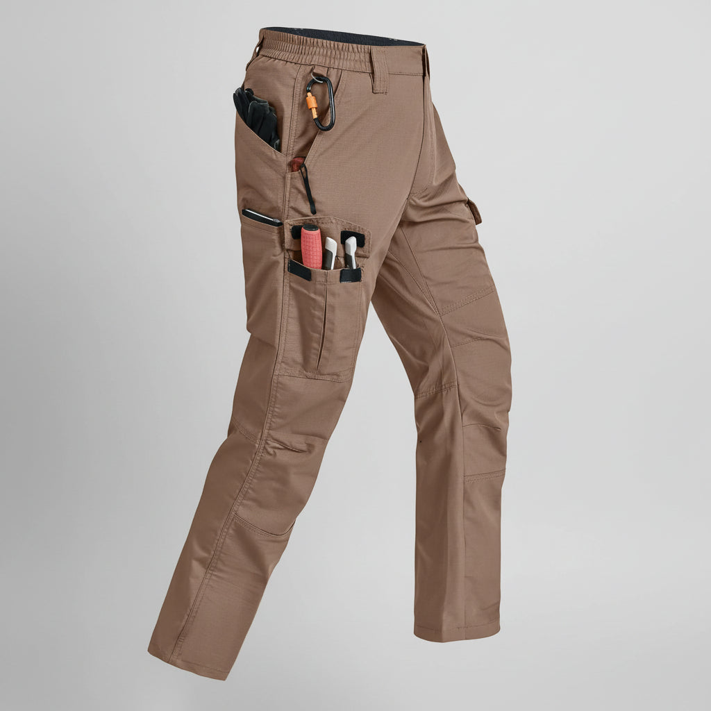 Calças de Trabalho Masculinas Táticas Cargo Resistente à Água Ripstop para Exterior