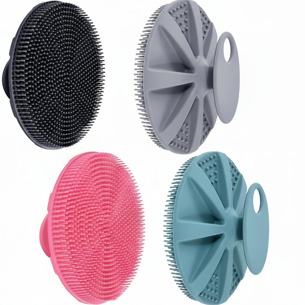 Escova de Duche Escova Corporal de Silicone Pegada Ergonómica