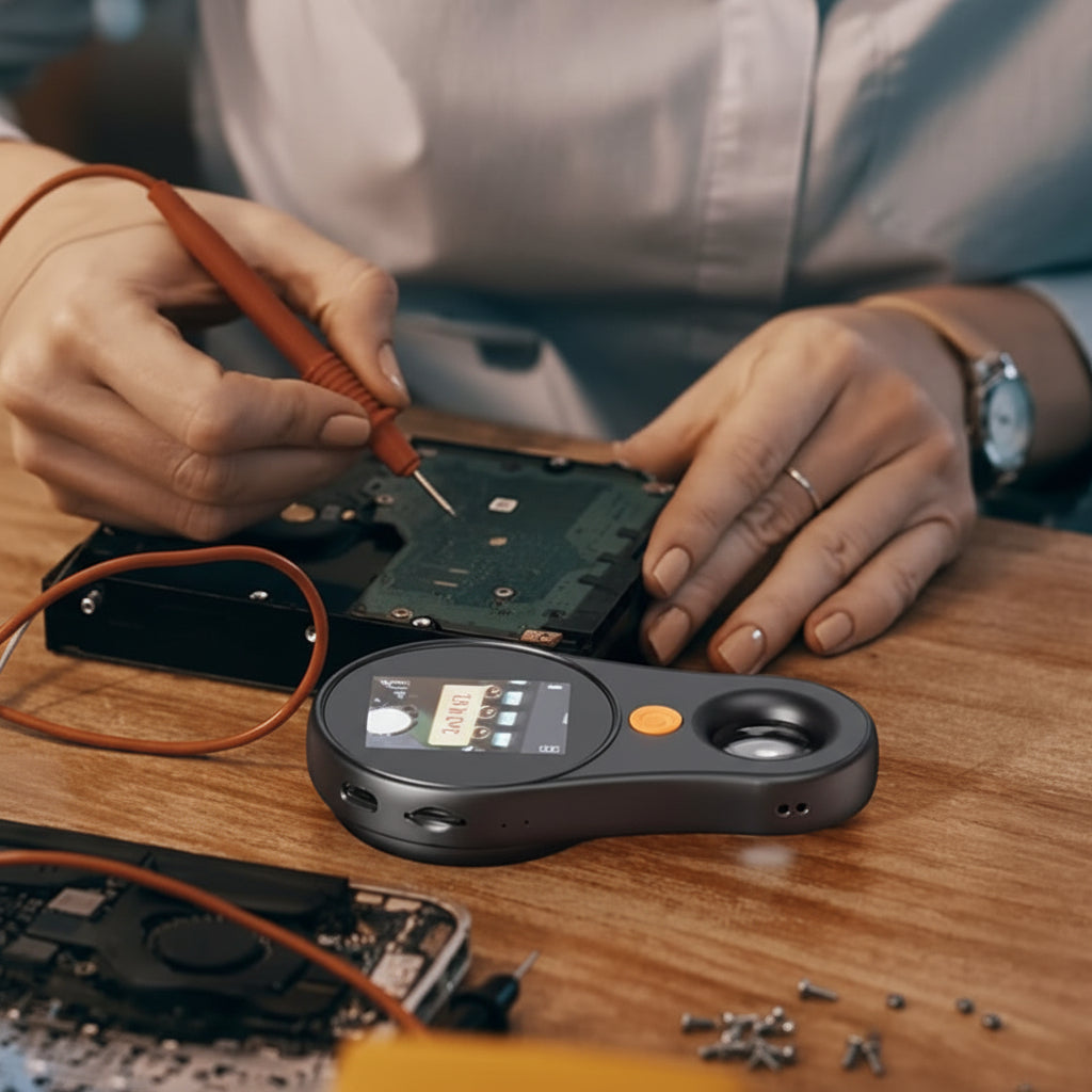 Microscópio Digital Portátil Ampliação 500X Iluminação