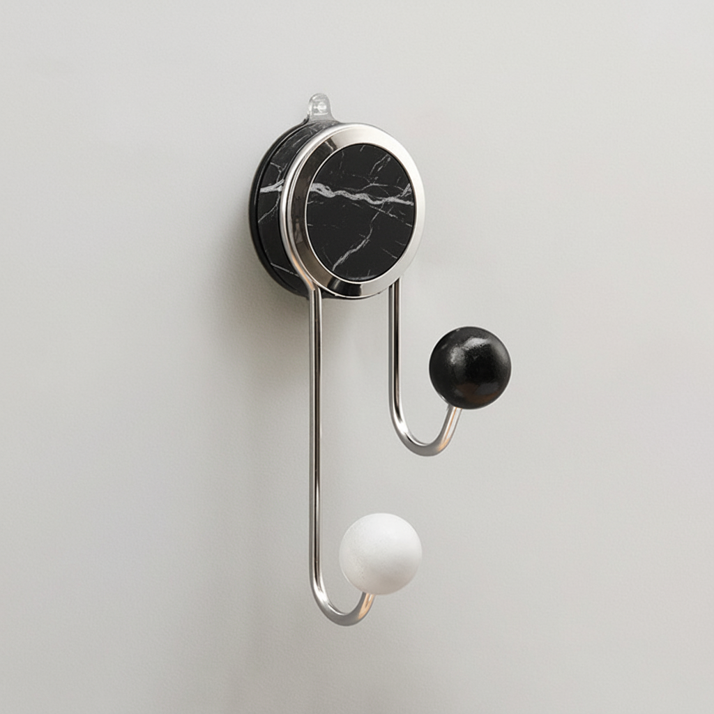 Suporte para Rolo de Papel Higiénico com Ventosa Aço Inoxidável Instalação Fácil Sem Perfuração