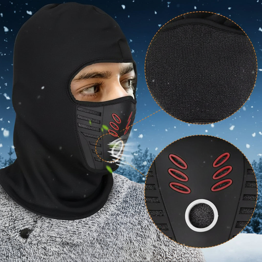 Balaclava Máscara Facial Inverno À Prova de Vento Respirável Unissexo