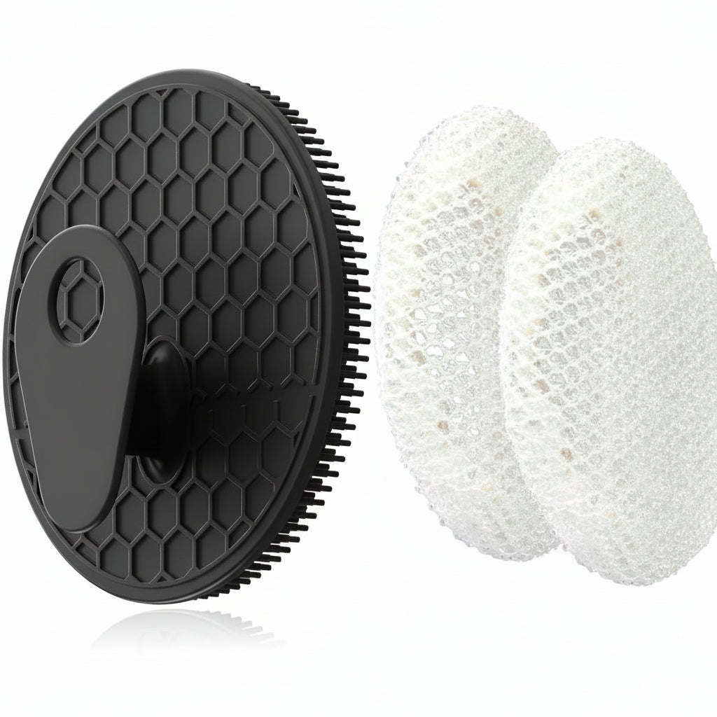 Escova de Duche Escova Corporal de Silicone Pegada Ergonómica