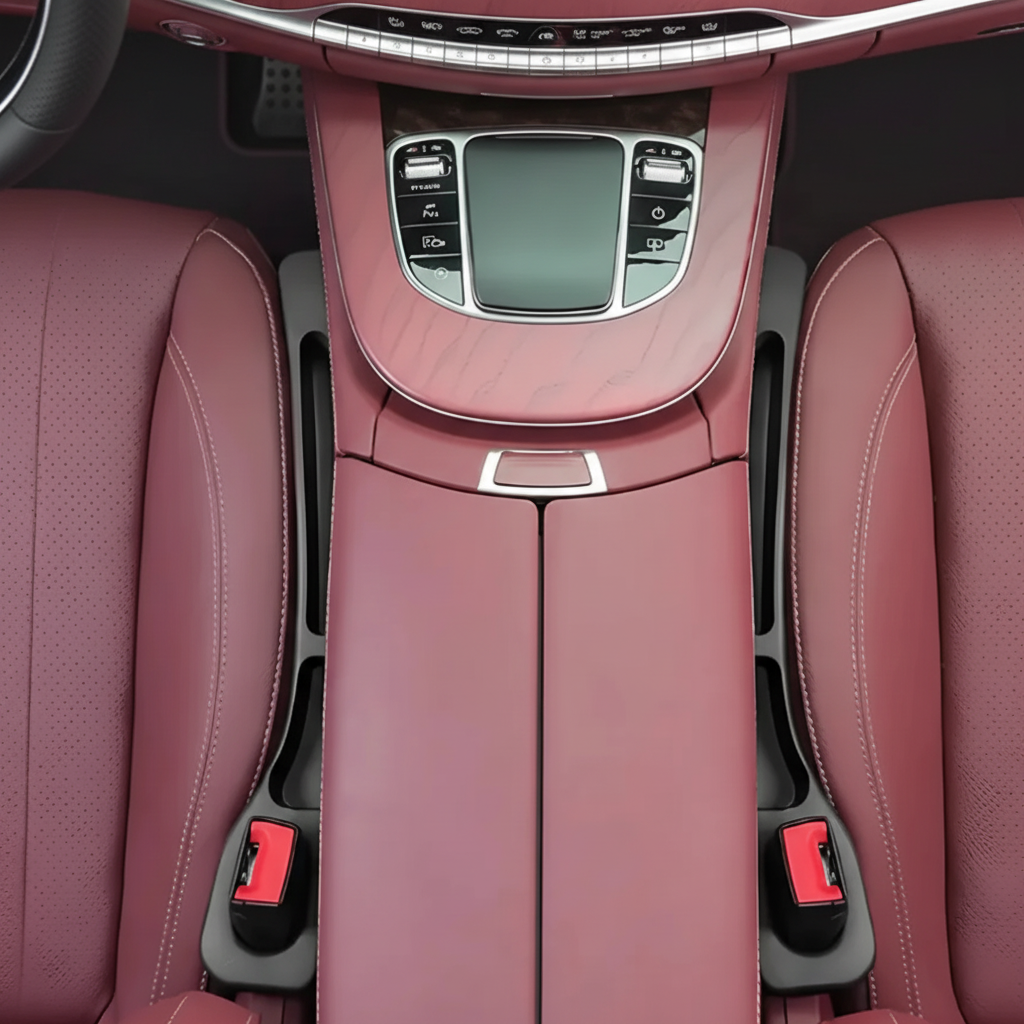 Auto Organizer Stoelgleuf Kunstleer Veilig Opbergen Auto