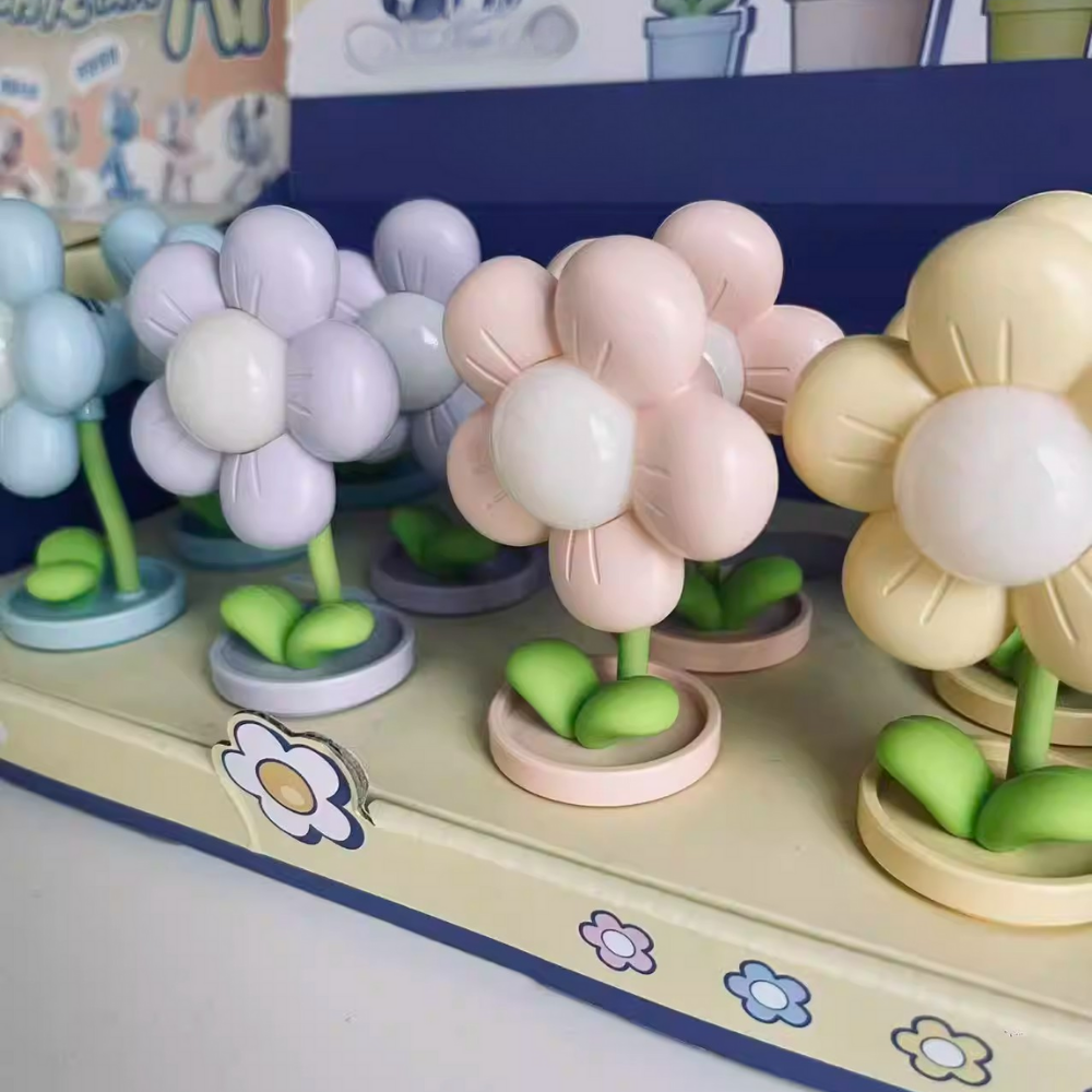 BloomGlow - Candeeiro de Mesa com Flor LED – Flor Decorativa Iluminada para Quarto e Sala de Estar