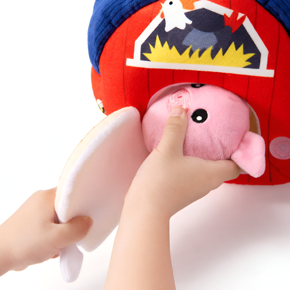 Brinquedo de Quinta para Crianças Pequenas Conjunto de Animais de Peluche